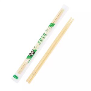 
Disposable chopsticks thickened and lengthened independently packaged for commercial wholesale fast food takeout packaging hygienic bamboo round chopsticks