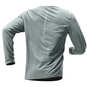 
Running long-sleeved T-shirt men's spring breathable quick-drying training clothes outdoor hiking and mountaineering sports tops professional fitness