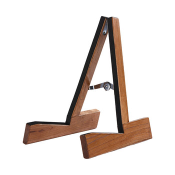 Solid wood simple guitar rack is simple and practical