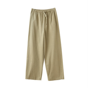 
165 and above, women's lyocell cotton straight trousers, slightly loose casual trousers, thin spring style, women's clothing