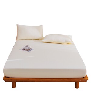 
2026 New Summer Fitted Sheet Single Piece All Seasons Sheet Cover Non-Pure Cotton Cotton Mattress Dustproof Protective Cover