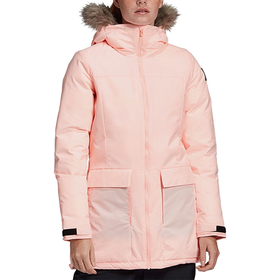 Adidas/Adidas genuine season new women's hooded windproof sports leisure cotton cloth GE7791