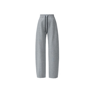 
Yiyang Sanhao Sports Pants Women's 2026 Spring New High Waisted Loose Gray Sweatpants Wide Leg Casual Banana Pants