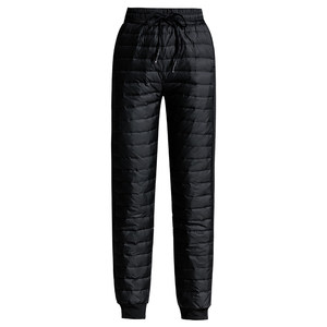 
Middle-aged and elderly down pants with high waists, men and women, warm cotton pants inside and outside, large size 90 duck down cotton pants for women, winter