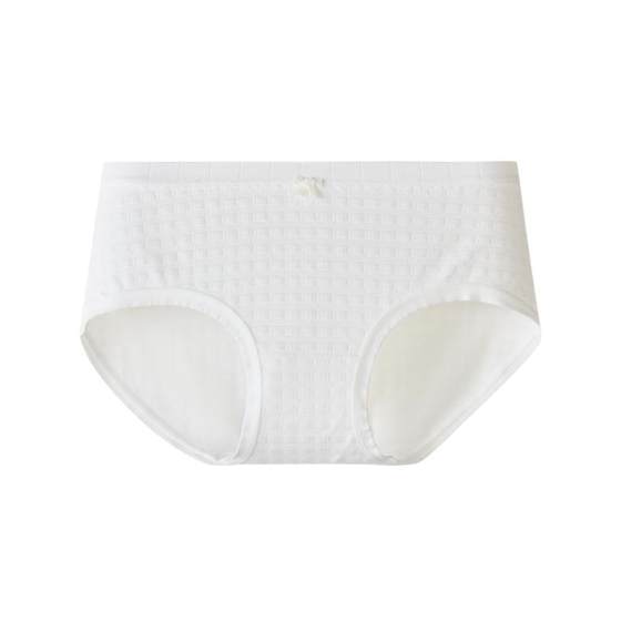 
Sanfu women's low waist and hip pure desire underwear Japanese student checked breathable antibacterial pure cotton crotch half boxer pants