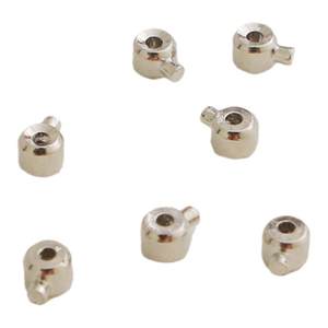 
14k bag gold color-protecting card wire buckle pressure cooker snap buckle pearl bracelet anklet necklace fixing buckle DIY jewelry accessories