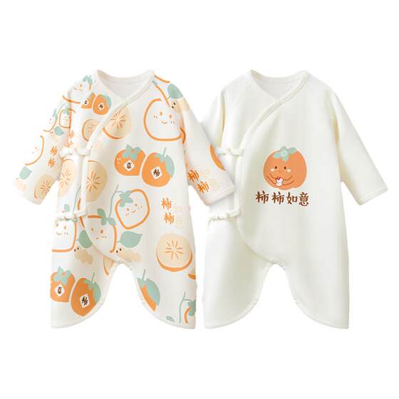 
October crystal baby clothes jumpsuit newborn baby baby clothes full moon baby half-back clothes spring and autumn air-conditioned clothes
