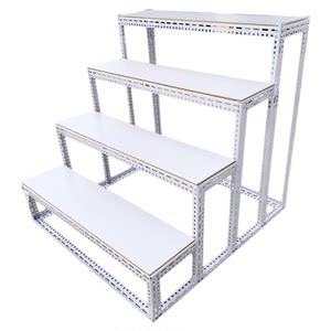 
Trapezoidal shelves supermarket display rack pharmacy multi-layer flower rack convenience store shop fruit rack grain oil step rack
