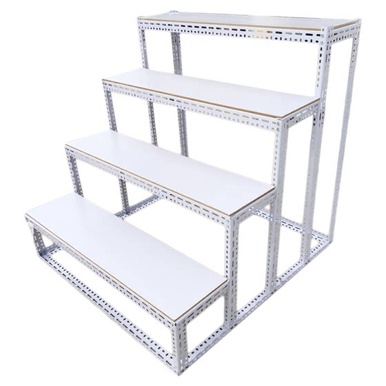 
Trapezoidal shelves supermarket display rack pharmacy multi-layer flower rack convenience store shop fruit rack grain oil step rack