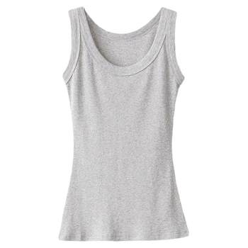 Ice threaded suspender vest sleeveless outer base shirt