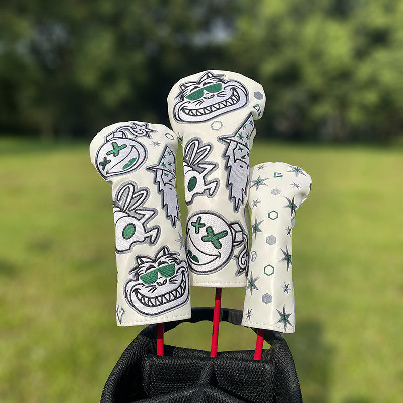 Cat Wizard Golf Club Driver Cover Headcovers 3 5 Fairway Wood