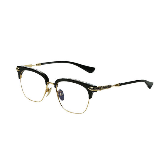 
2024 Jian Danluo Heart Fashion Evergrande Glasses Frame Men's Myopia Large Face Large Frame Handmade Half Frame Titanium Frame Ultralight Glasses Frame