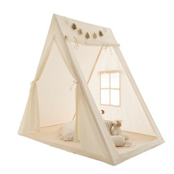 Extra large raised children's tent pure cotton princess game house