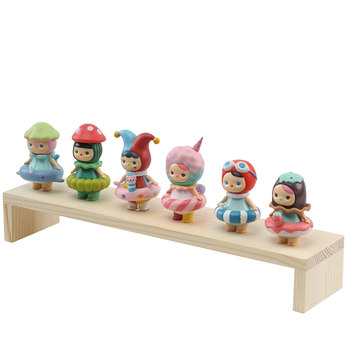 Jewelry display rack wooden blind box storage rack