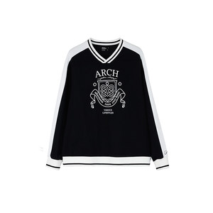 
roaringwild a arch roaring beast loose V-neck quick-drying breathable men's bottoming long-sleeved T-shirt trendy