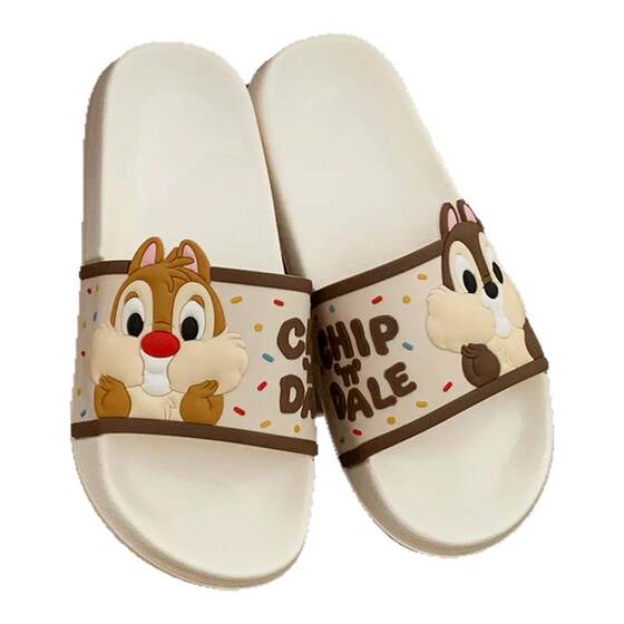 
Thin strips of Disney cartoon Chichititi flip-flops for women, cute outdoor wear, non-slip summer sandals for home