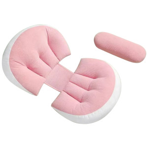 
Domi Beibei Pregnancy Pillow Waist Support Side Sleeping Pillow U-shaped Side Sleeping Pillow Supports U-shaped U-shaped Side Sleeping Pillow Special Pregnancy Supplies for Sleeping