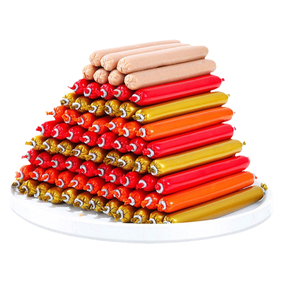 Cat ham Sausage Multi -low salt pet snack calcium supplementation tooth cleaning teeth training reward cats and dogs universal dog sausage