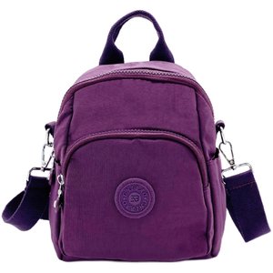 
Oxford cloth backpack for women small bag summer light travel 2025 new canvas mini one-shoulder backpack for women waterproof