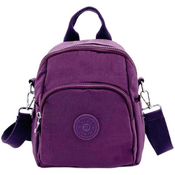 
Oxford cloth backpack for women small bag summer light travel 2025 new canvas mini one-shoulder backpack for women waterproof