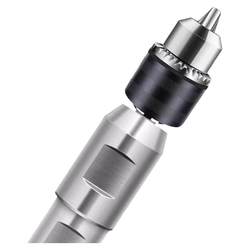 Water drill rig converter for electric drill chucks to prevent locking