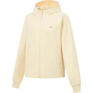 
Li Ning Jacket Women's Official New Top Long Loose Sleeve Cardigan Walking Jacket Casual Knitted Sportswear