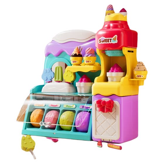 
Children's ice cream machine girls' educational play house toys 3 to 6 years old and above ice cream shop girls' Children's Day gift