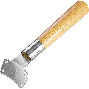 
Wood detachable frying pan handle four holes for anti-scalding solid wood frying pan handle accessories fried puff horse spoon durable