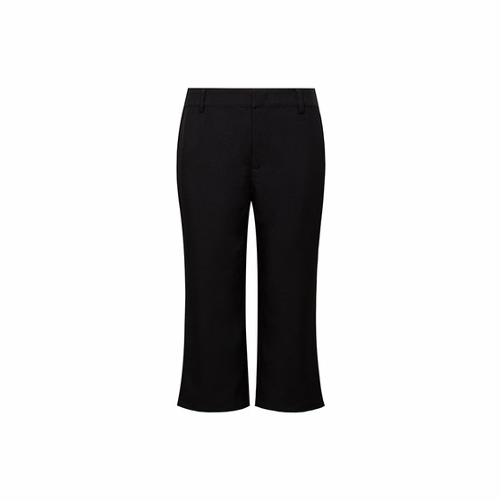 
TOP Home Fashionable Capri Pants French Retro Classic Black Straight Pencil Pants Capri Pants