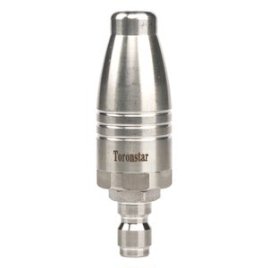 
High-power cleaning machine 220v bark peeling quick-connect 360-degree rotating nozzle water gun ceramic lotus nozzle