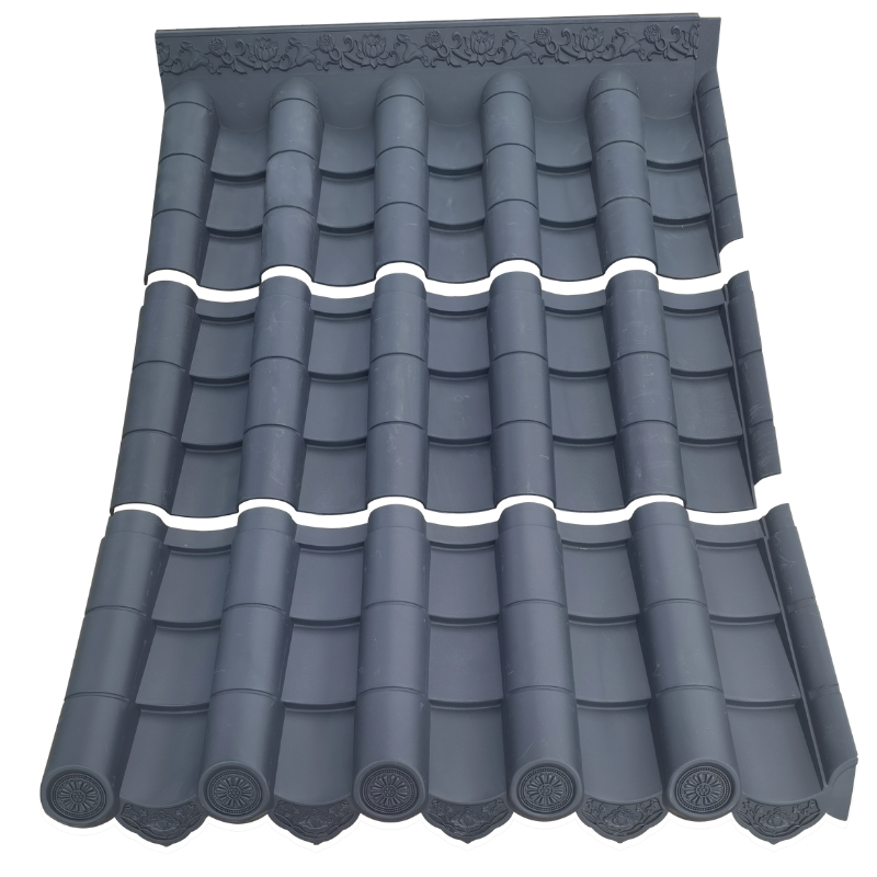Tang Ming Ancient Building Resin Roof Tiles - Antique Style Decorative ...