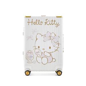 
Ginza xHelloKitty2026 new genuine co-branded suitcase for women, high-end, large capacity, strong and durable