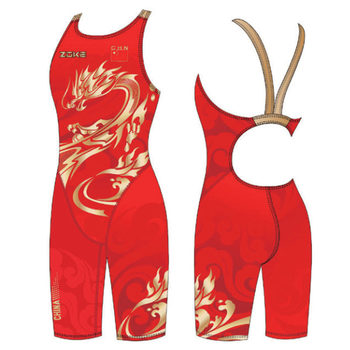 zokezhouke children's anti-chlorine professional one-piece swimsuit