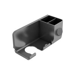 Hair dryer storage rack without punching wall-mounted