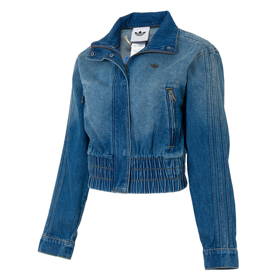 
Adidas Clover Denim Jacket Women's 2026 New Sports Casual Wear Retro Jacket Women's KE1072