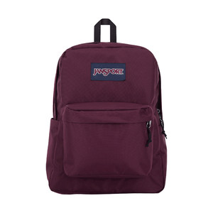 JanSport double shoulder female junior high school primary school student classic black retro burgundy CP school bag black tea style computer bag