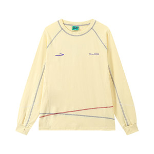 
Mr. Jiangnan NewJNXS moisture absorption quick-drying 5A antibacterial sun protection long-sleeved T-shirt men and women contrast loose casual tops