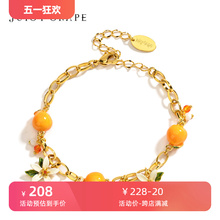 Orange Bracelet Instagram's niche design for cute and sweet women