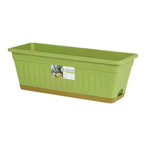 Balcony planting vegetable pot, vegetable artifact family balcony, vegetable rectangular plastic long flower pot potting pot planting pot