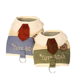 Cat and dog traction rope chest strap pets to go out for anti -free vest clothes walking dog rope and walking cat ropes
