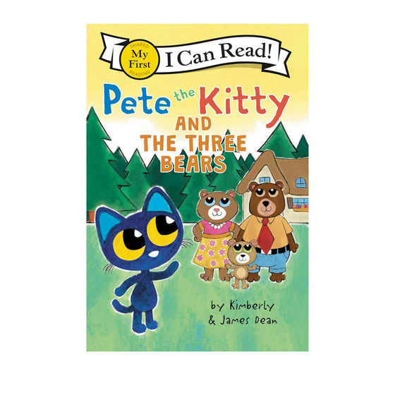 预售 英文原版 Pete the Kitty and the Three Bears 皮特猫入门级分级读物 儿童绘本图画故事书 24年新品