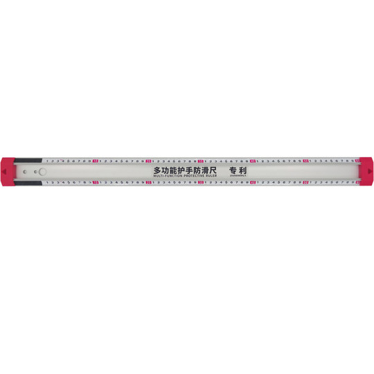 Advertising Protective Ruler - Non-Slip Aluminum Alloy Cutting Art Ruler
