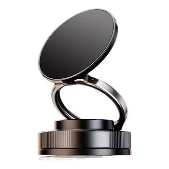 Vacuum adsorption magnetic car phone holder