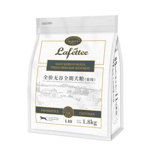
Lafite Lafite dog food, full price milk cake, duck meat and pear to remove tear stains, low-temperature baked Lafite dog food for puppies