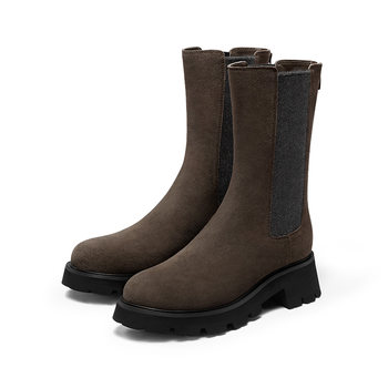 
7or9 short boots women's shoes autumn and winter Chelsea boots chimney boots