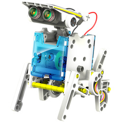Stem Science Toys Taiwan Baogong Children's 14-in-1 Solar Transforming Robot Diy Educational Assembly Model