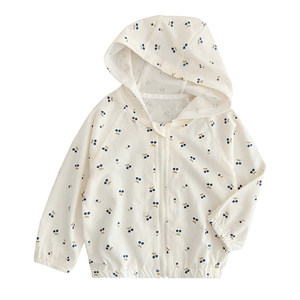 
Children's summer air-conditioned jackets, boys' spring and summer air-conditioned jackets, small and medium-sized girls, 0-5 years old, pure cotton outer wear