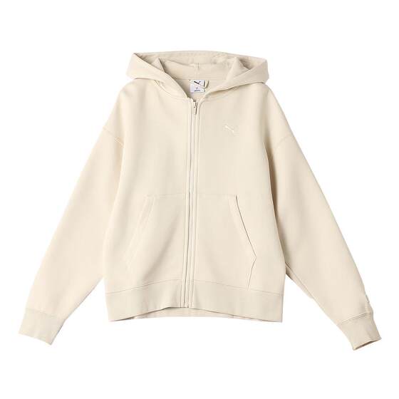 
PUMA Spring New Women's Casual Cardigan Hooded Zipper Knit Jacket Jacket 631387-87