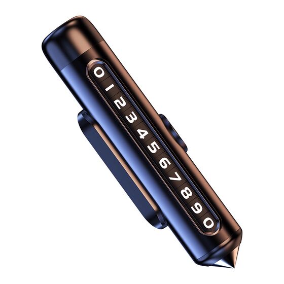 Motor -to -line phone license car temporary parking number parking number license plate ornament car supplies on the high -end creativity on the vehicle
