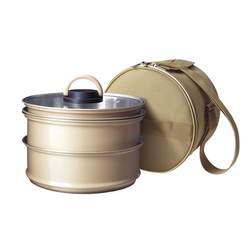 Senderman camping four-layer steamer stainless steel outdoor